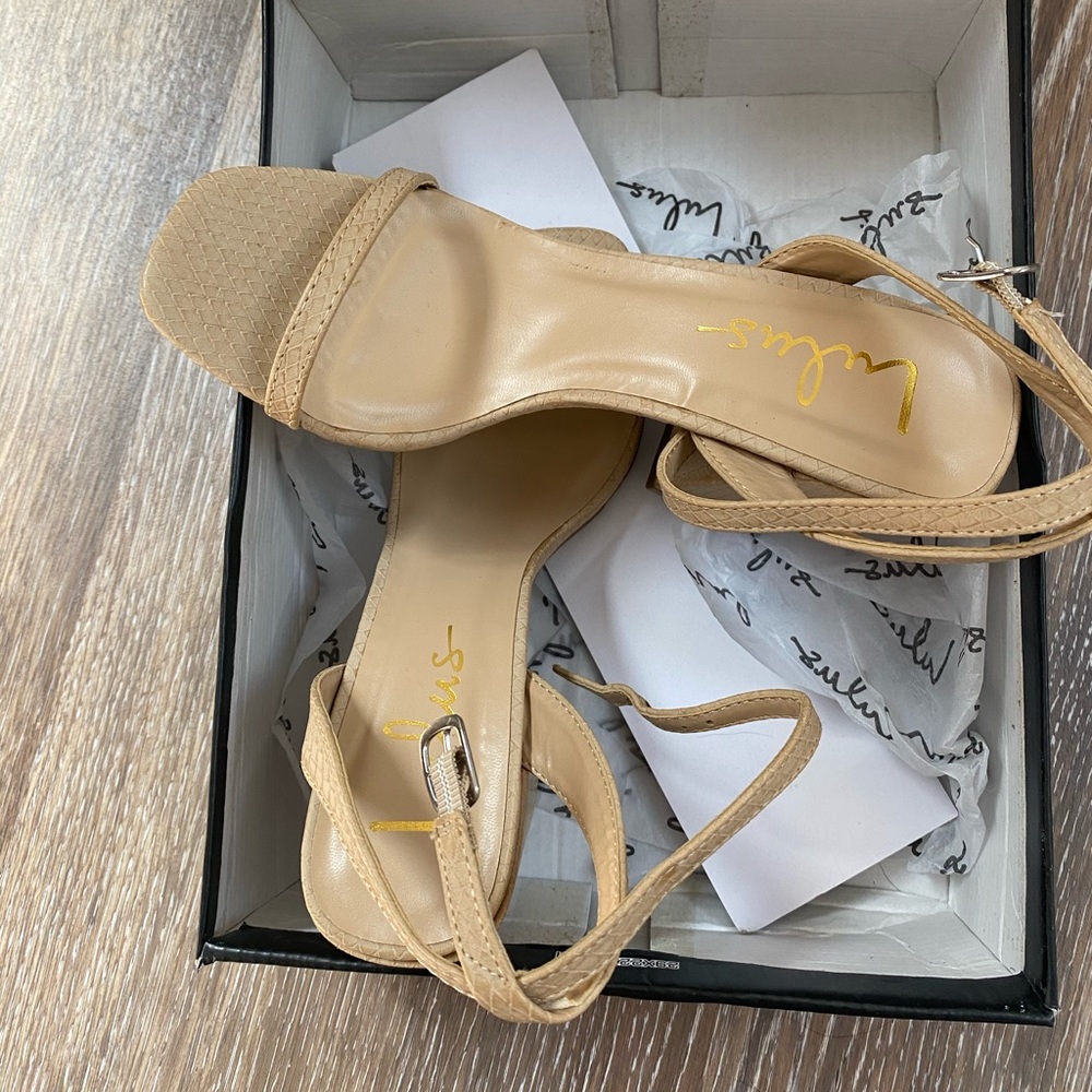 Lulus Nude Heels